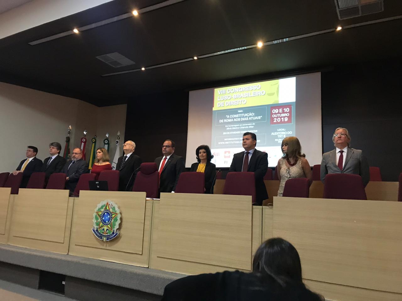 Solenidade de abertura do VIII Congresso Luso-Brasileiro